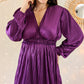 Robe plissée violette - Wendy