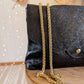 Sac en cuir irisé - Nuage noir