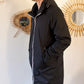 Parka longue doublure doudoune Laura Jo - Léon noire