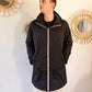 Parka longue doublure doudoune Laura Jo - Léon noire
