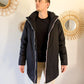 Parka longue doublure doudoune Laura Jo - Léon noire