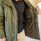 Parka longue doublure doudoune Laura Jo - Léon kaki