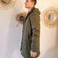 Parka longue doublure doudoune Laura Jo - Léon kaki