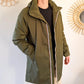 Parka longue doublure doudoune Laura Jo - Léon kaki