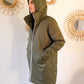 Parka longue doublure doudoune Laura Jo - Léon kaki