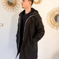 Parka longue fourrée mouton Laura Jo - Eric noire