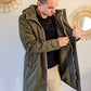 Parka longue fourrée mouton Laura Jo - Eric kaki