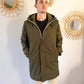 Parka longue fourrée mouton Laura Jo - Eric kaki