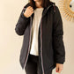 Parka fourrée imperméable Laura Jo - Harper noire mi-longue
