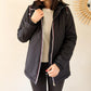 Parka fourrée imperméable Laura Jo - Harper noire mi-longue