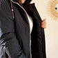 Parka fourrée imperméable Laura Jo - Harper noire mi-longue
