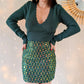 Jupe à sequins - Calia verte
