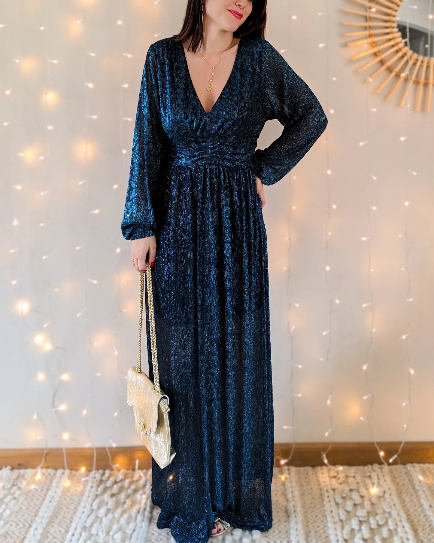 Robe longue brillante - Stacy