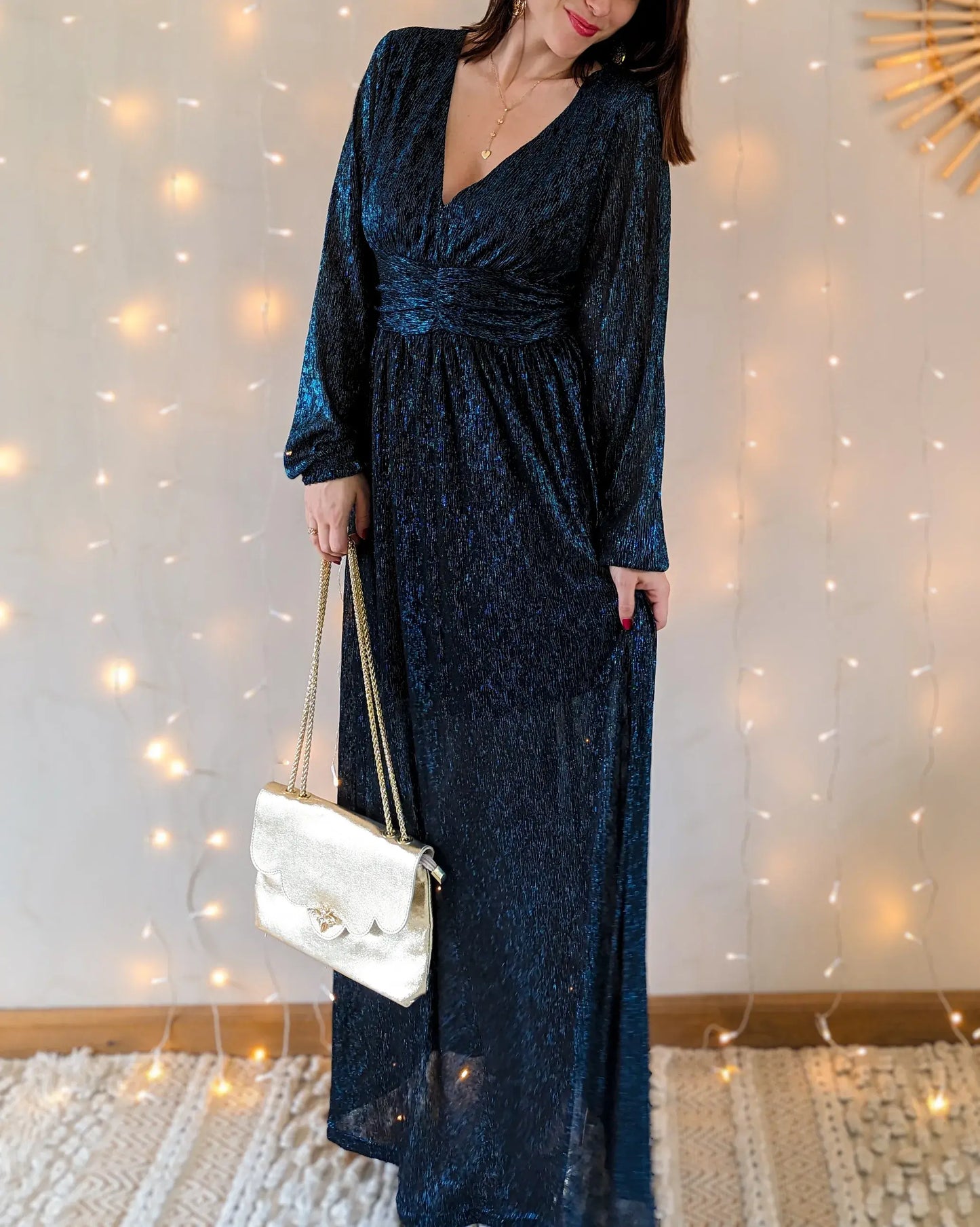 Robe longue brillante - Stacy