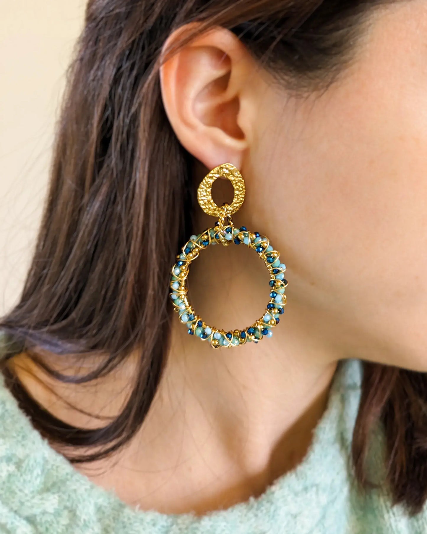 Boucles d'oreilles - Lolita bleues