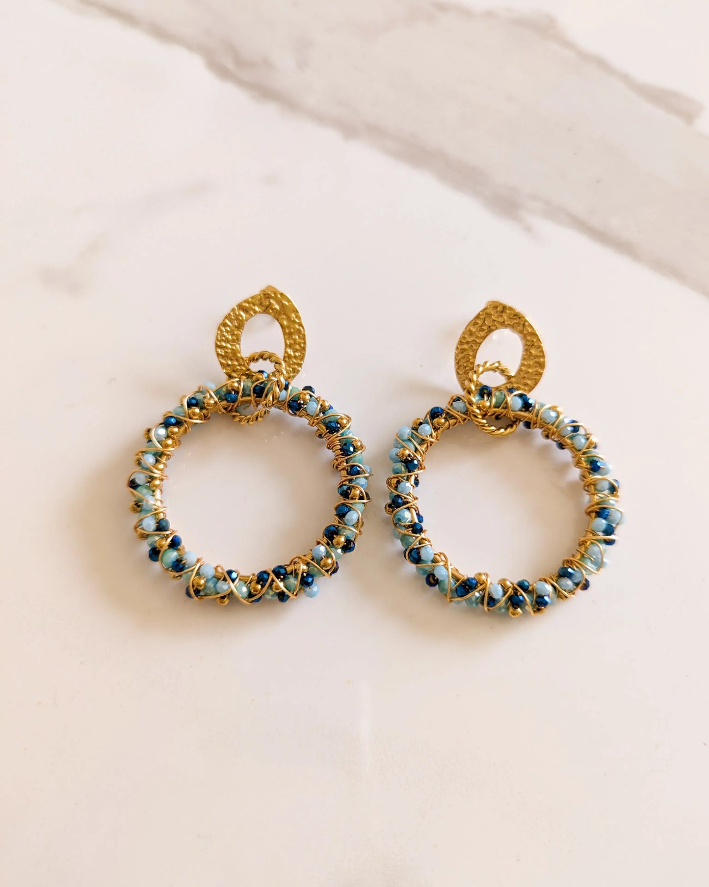 Boucles d'oreilles - Lolita bleues