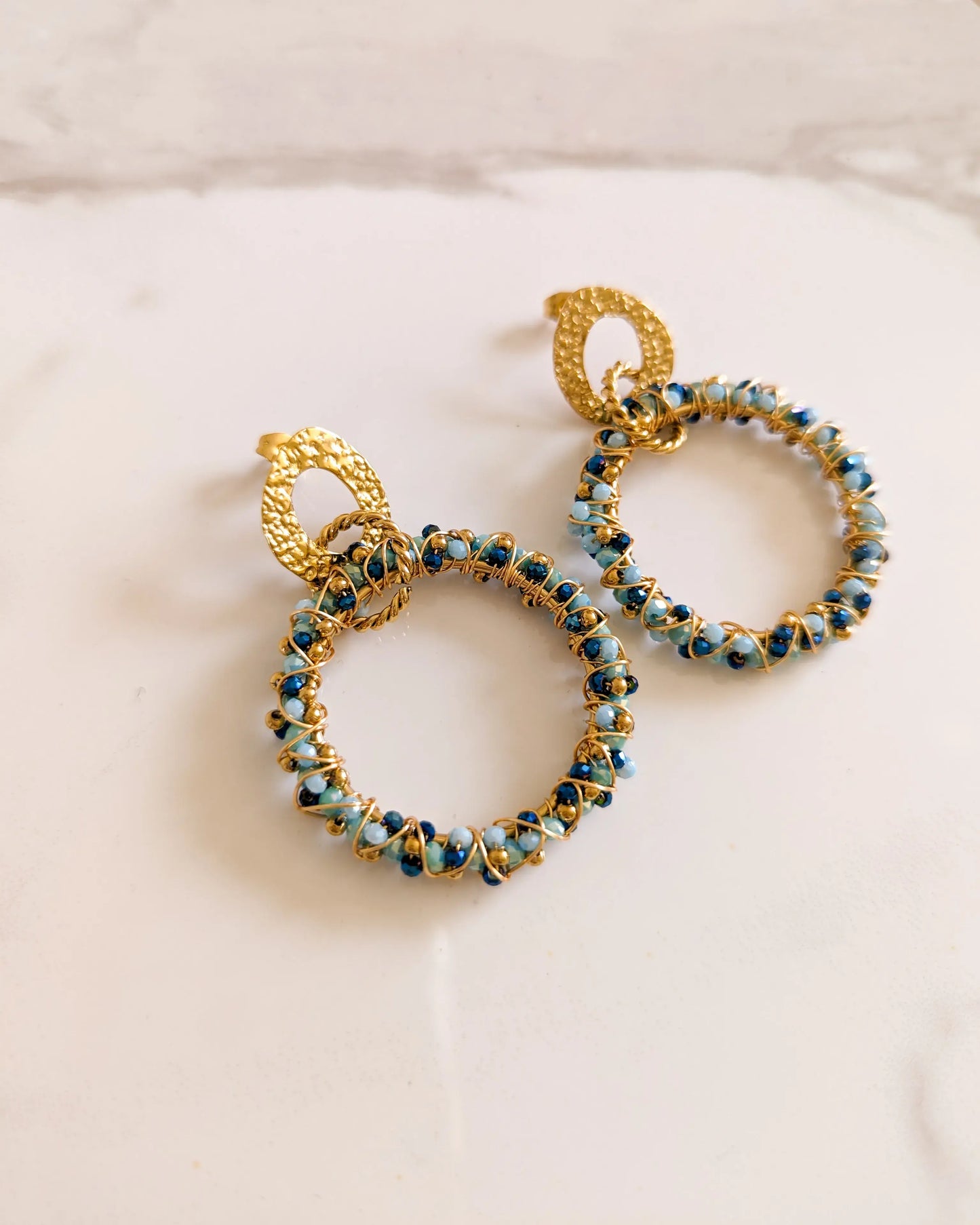 Boucles d'oreilles - Lolita bleues