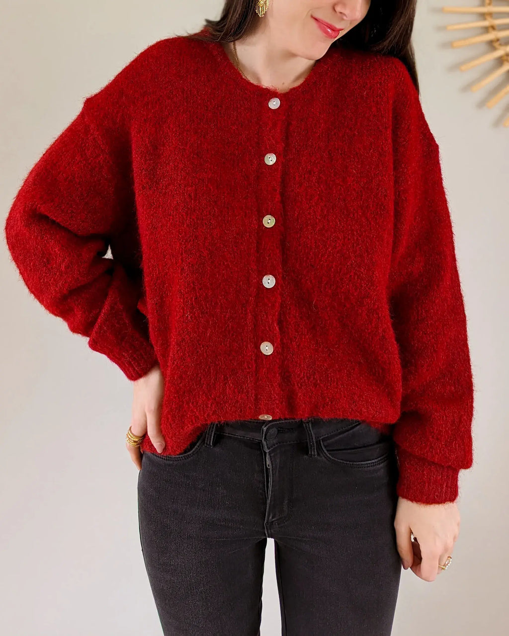 Gilet - Bobby bordeaux