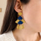 Boucles d'oreilles Soho bleues