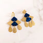 Boucles d'oreilles Soho bleues