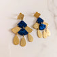 Boucles d'oreilles Soho bleues