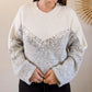 Pull à sequins - Talia gris