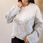 Pull à sequins - Talia gris