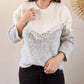 Pull à sequins - Talia gris