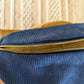 Sac banane en velours côtelé Ciao Boum - Masha bleu jean