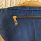 Sac banane en velours côtelé Ciao Boum - Masha bleu jean