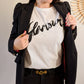 T-shirt blanc - Glamour