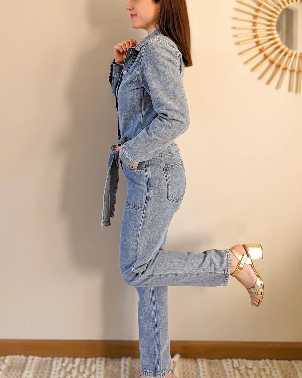 Combinaison en jean- Adixia