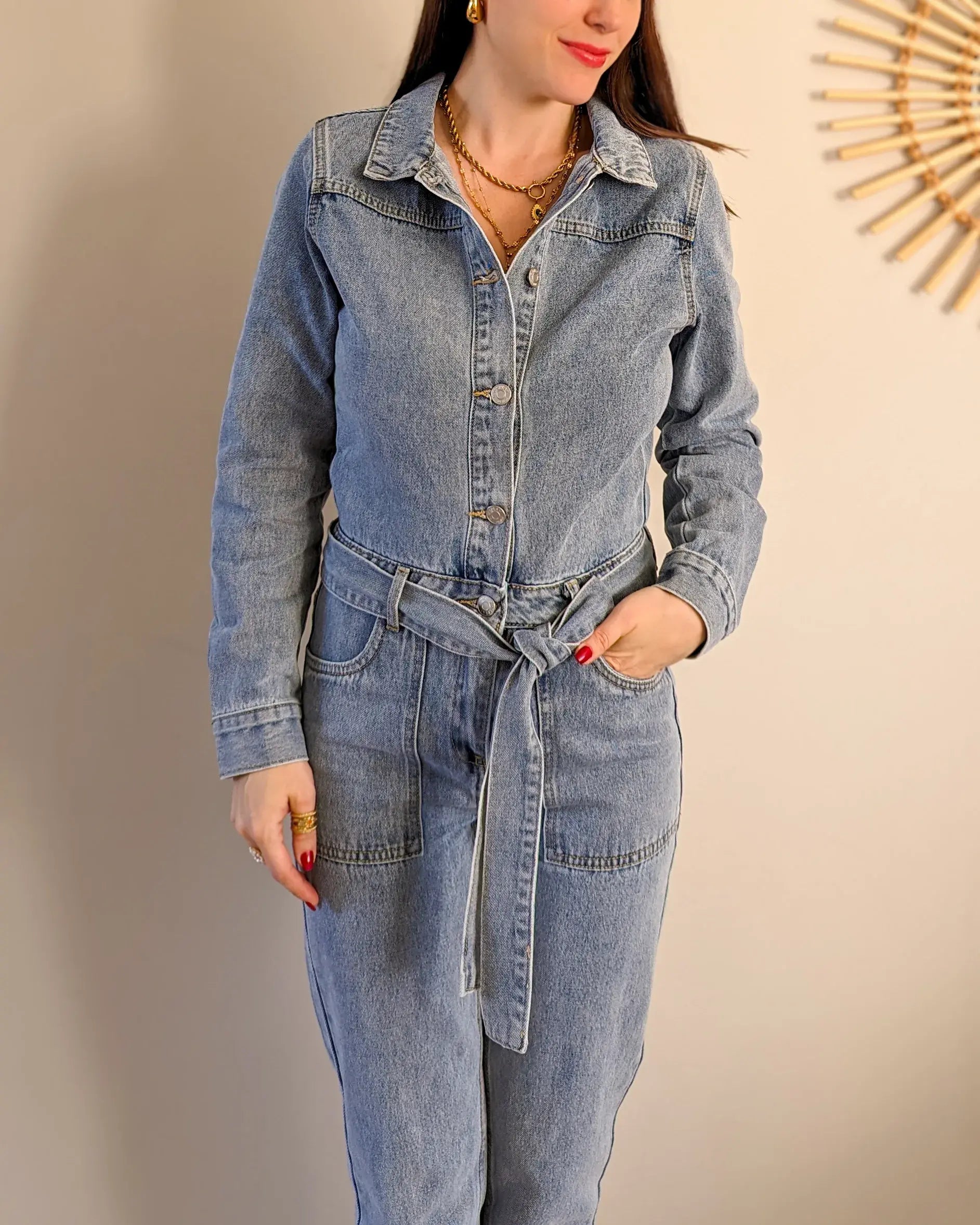 Combinaison en jean- Adixia