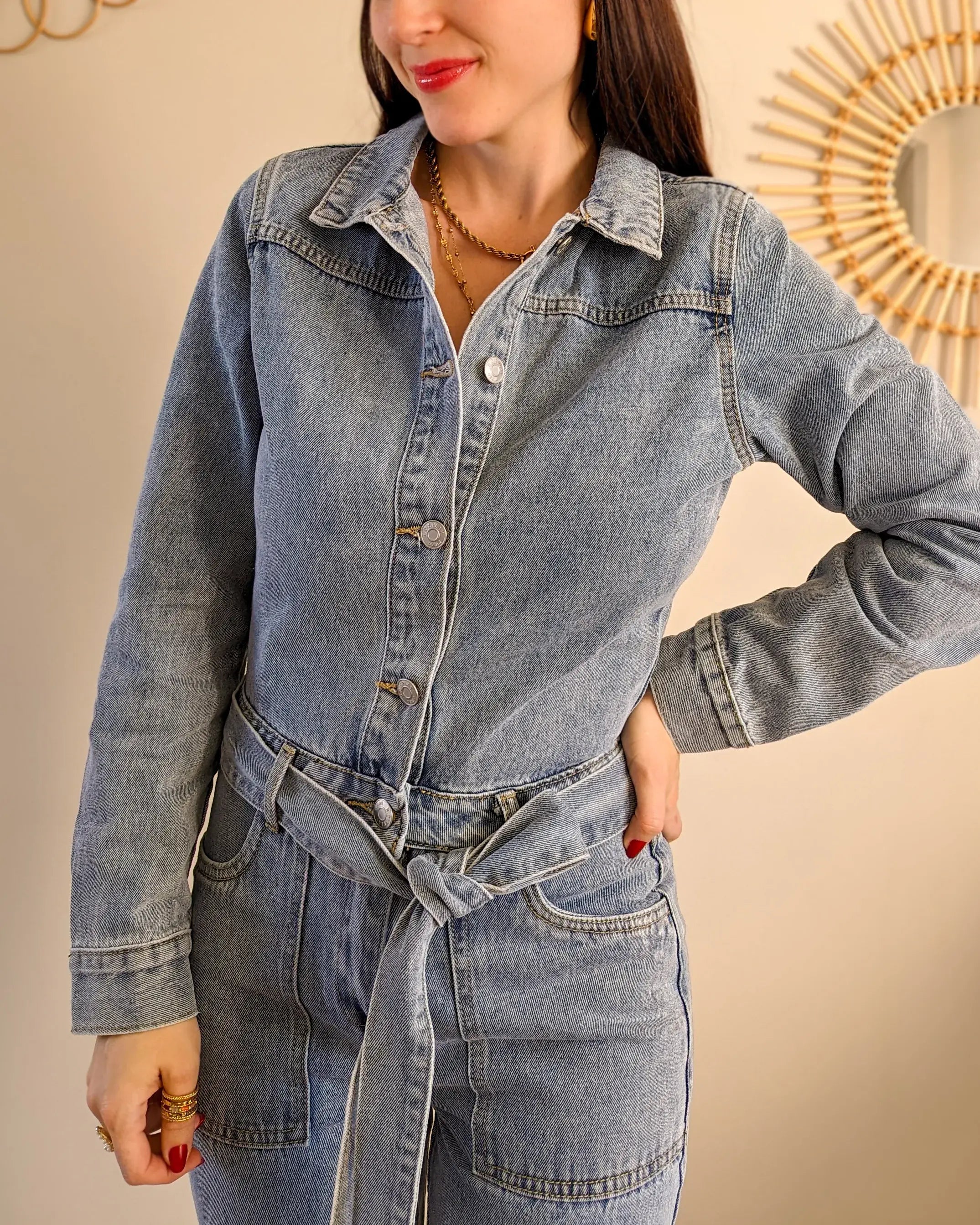 Combinaison en jean- Adixia