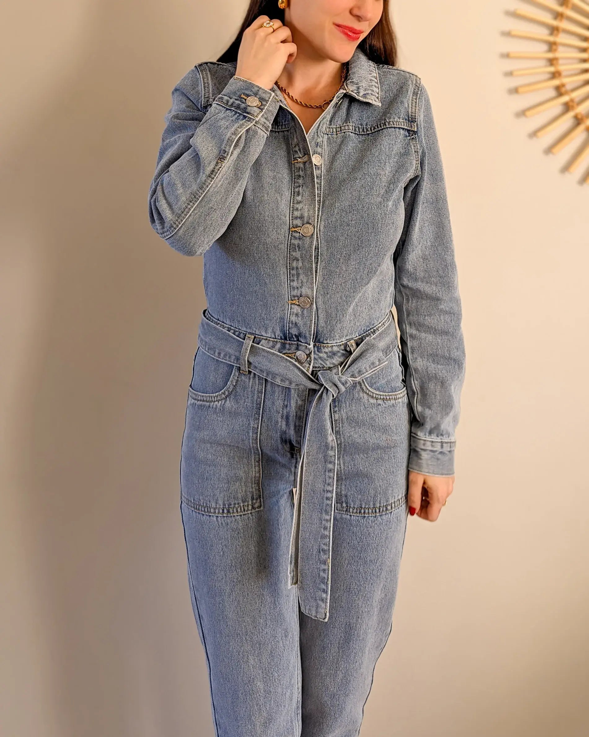 Combinaison en jean- Adixia