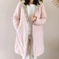 Imperméable rembourré mi-saison Laura Jo - Mandy long rose/doré