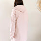 Imperméable rembourré mi-saison Laura Jo - Mandy long rose/doré