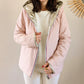 Imperméable rembourré mi-saison Laura Jo - Mandy court rose/doré