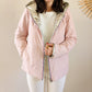 Imperméable rembourré mi-saison Laura Jo - Mandy court rose/doré