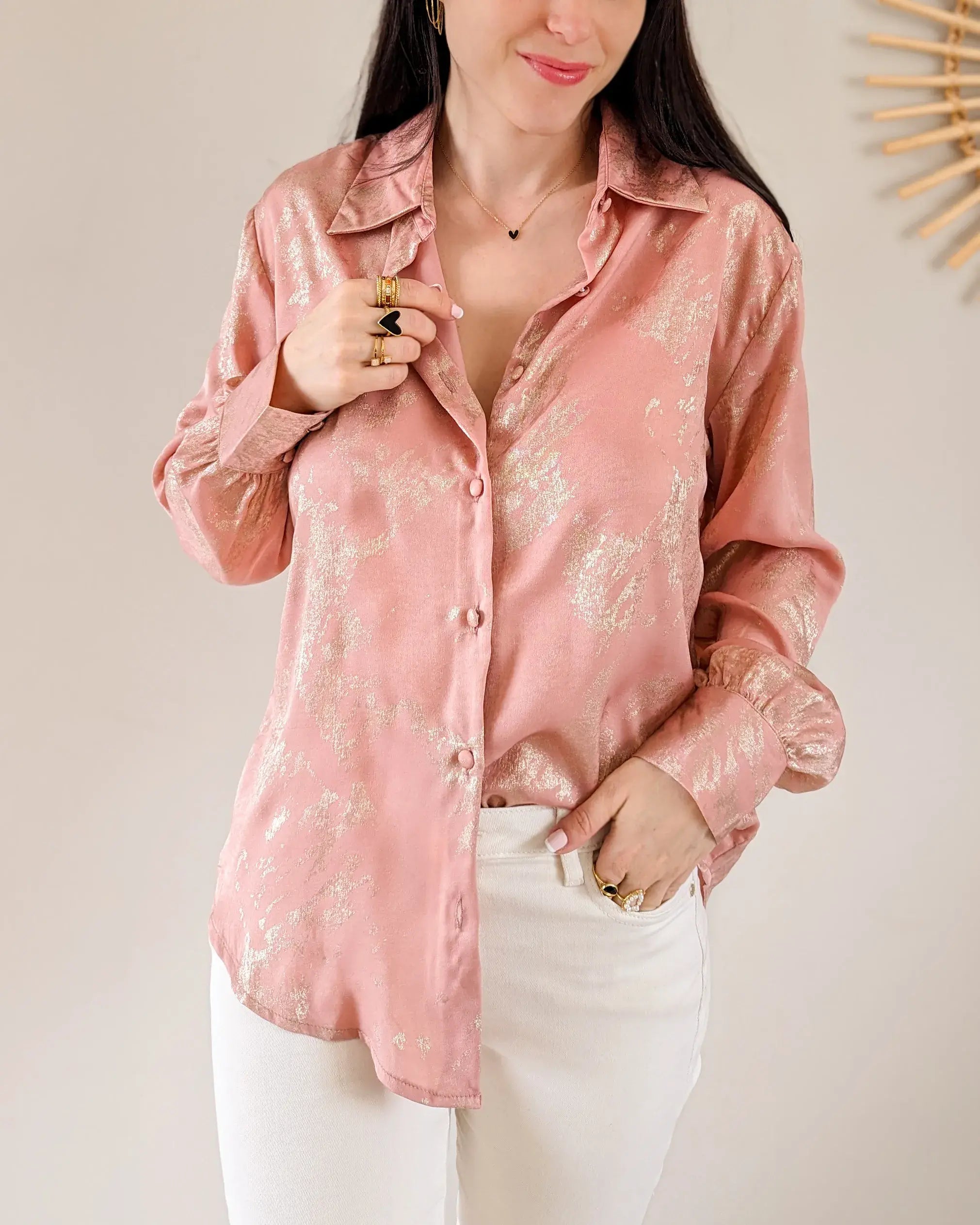 Chemise vieux rose - Kara