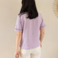 T-shirt violet - Lina