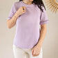 T-shirt violet - Lina
