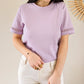 T-shirt violet - Lina