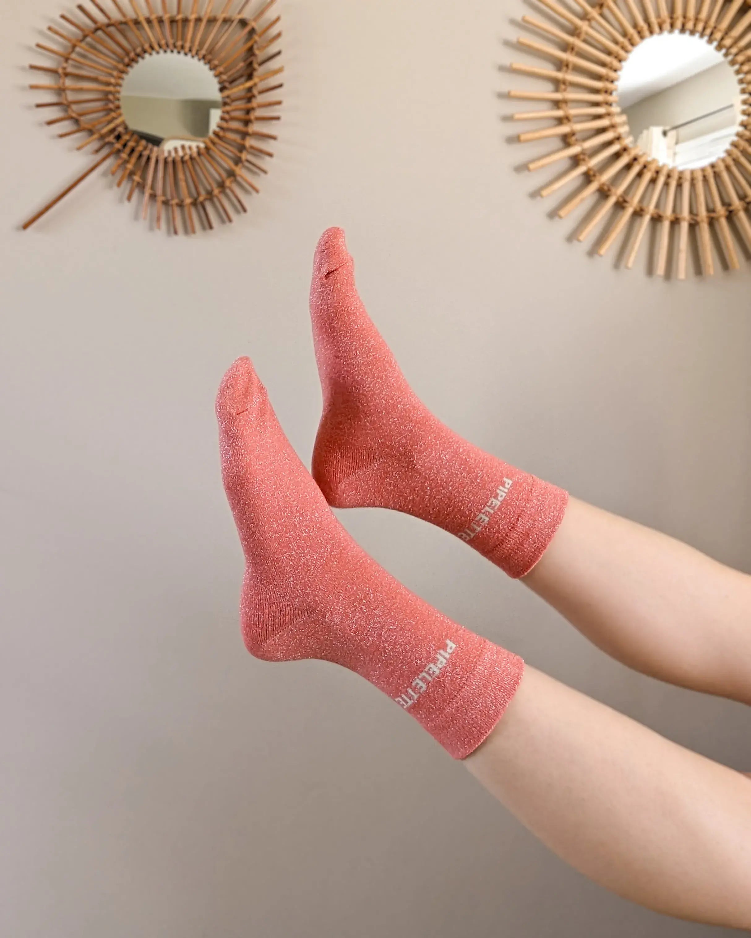 Chaussettes à Paillettes SOCKS SYMBOL Cheh - Taille 36-42, Dépareillées