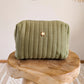 Trousse en coton matelassé - Atelier Paname Olive