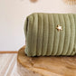 Trousse en coton matelassé - Atelier Paname Olive