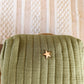 Trousse en coton matelassé - Atelier Paname Olive