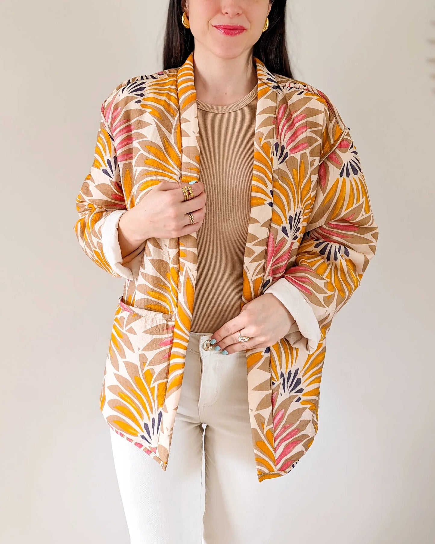 Veste fleurie - Milene