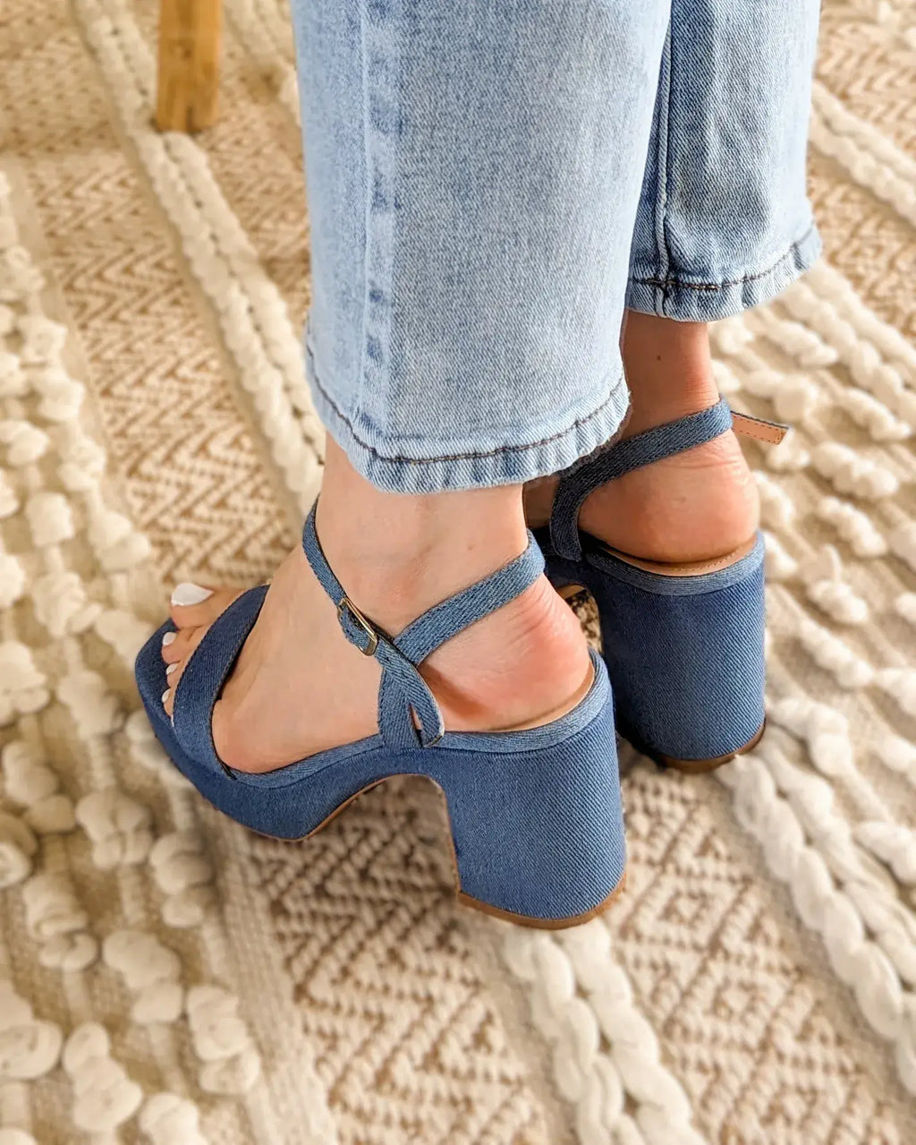 Sandales jean - Fanny