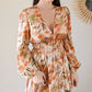 Robe longue - Serena orange